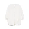 Max Mara Ivory Wool Blend Cirino Jacket In White