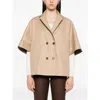 Max Mara Short Sleeve Reversible Jacket In Neutral
