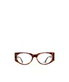Max Mara Oval Frame Glasses In White