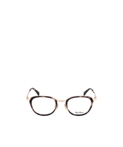 Max Mara Oval Frame Glasses In Multi