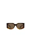 Shop Max Mara Oval Frame Sunglasses