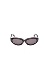 Max Mara Oval Frame Sunglasses In Deep Havana