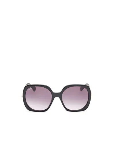 Max Mara Oval Frame Sunglasses In Pink