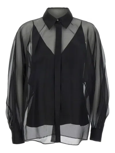 Max Mara Oval Shirt In Black