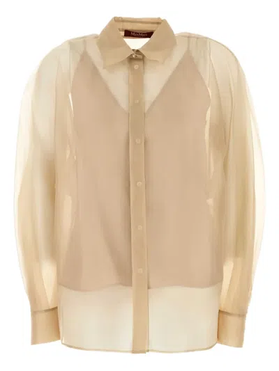 MAX MARA OVALE ORGANZA SHIRT