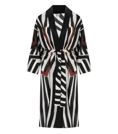 Max Mara Ovatte Cocoa Kaftan In Brown