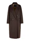 Max Mara Oversized Coat In Cashmere, Alpaca And Wool In Brown
