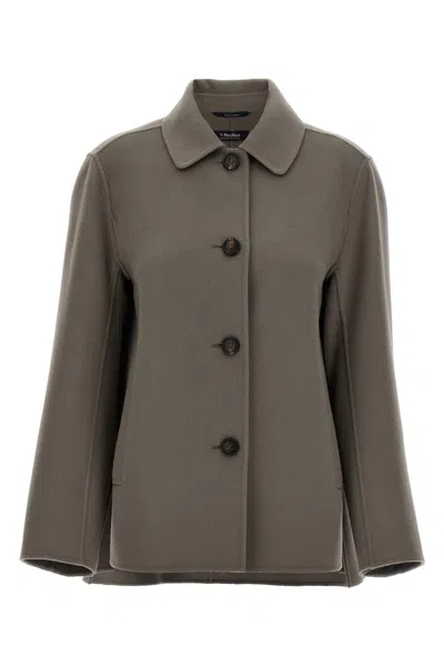 Max Mara Overshirt 'lily' In Gray