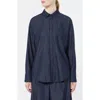 Max Mara Oversize Button-up Shirt In Blue