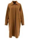 Max Mara Oversize Coat In Cashmere Coats Brown