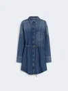 Max Mara Oversize Denim Shirt In Blue