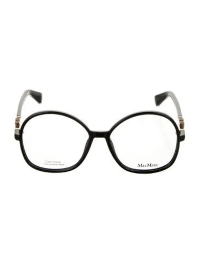 Pre-owned Max Mara Oversize Eyeglasses In Black