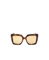 Max Mara Oversize-frame Sunglasses In Nude