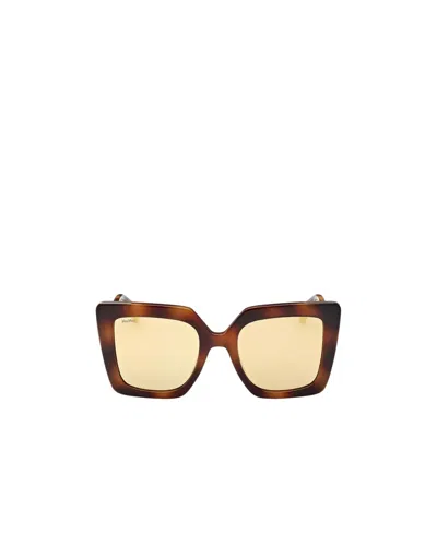 Max Mara Oversize-frame Sunglasses In Nude