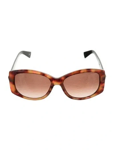 Pre-owned Max Mara Oversize Gradient Sunglasses In Black
