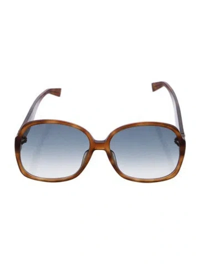 Pre-owned Max Mara Oversize Gradient Sunglasses In Brown