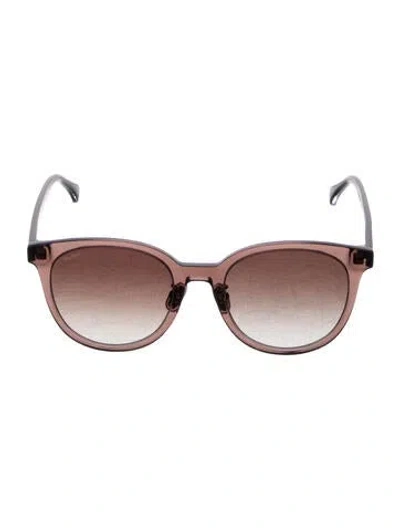 Pre-owned Max Mara Oversize Gradient Sunglasses In Brown