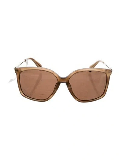 Pre-owned Max Mara Oversize Gradient Sunglasses In Brown