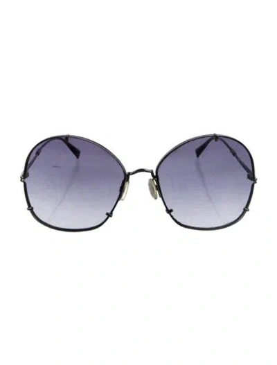 Pre-owned Max Mara Oversize Gradient Sunglasses In Grey
