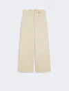 Max Mara Oversize Low-rise Trousers In Neutral