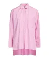 Max Mara Oversize Shirts In Pink