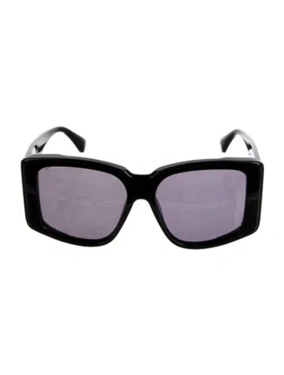 Pre-owned Max Mara Oversize Tinted Sunglasses In Black