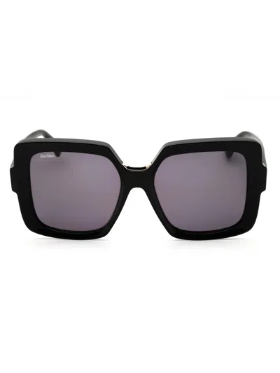 Max Mara Oversized Acetate Sunglasses For Women In Black