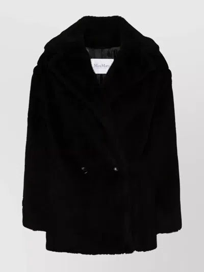 MAX MARA OVERSIZED ALPACA AND WOOL DOUBLE-BREASTED COAT