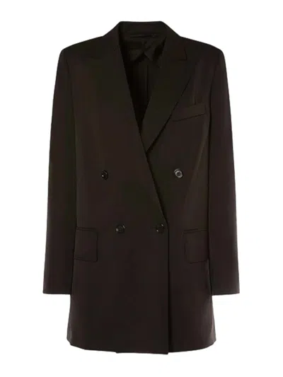 Max Mara Oversized  Blazer In Brown
