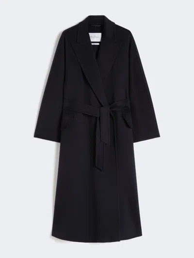 Max Mara Oversized Cashmere Coat In Black