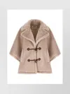 Max Mara Oversized Collar Cape Wide Sleeves