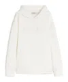 Max Mara Oversized Cotton Jersey Sweatshirt In White