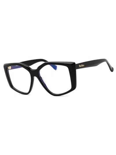 Max Mara Oversized Designer Eyeglasses For Women In Black