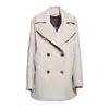 Max Mara Oversized Double-breasted Cashmere Coat In Gray