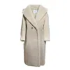 Max Mara Oversized Double-breasted Teddy Coat In Neutral