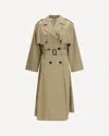 Max Mara Oversized Double-breasted Trench In Brown