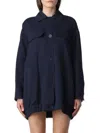 Max Mara Navy Vanity Jacket In Blue