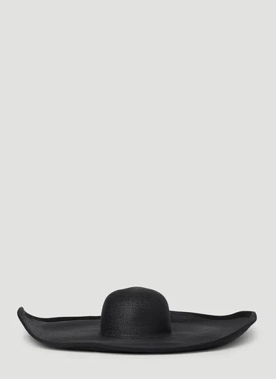 Max Mara Oversized Hat In Black