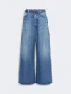 Max Mara Oversized Low-rise Jeans In Blue