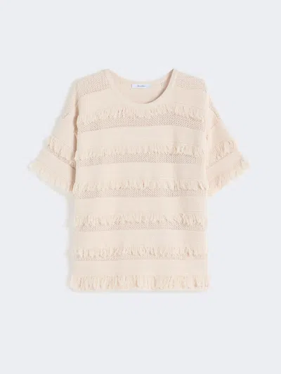 MAX MARA OVERSIZED PATTERNED VISCOSE SWEATER