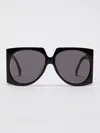 Max Mara Oversized Square Sunglasses In Black