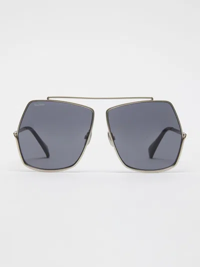 Max Mara Oversized Square Sunglasses In Blue