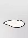 Max Mara White Oversized Straw Hat