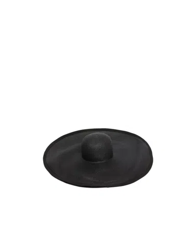 Max Mara Oversized Sun Hat In Black