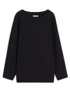 Max Mara Knitwear With Button Detail And Raglan Sleeves In Blue