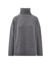 Max Mara Oversized Turtleneck Sweater In Multi