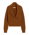 Max Mara Oversized Wool And Cashmere Jumper In Brown