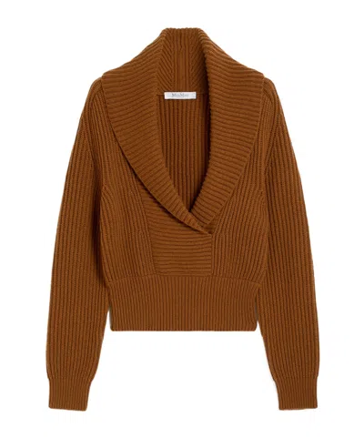 MAX MARA OVERSIZED WOOL AND CASHMERE JUMPER