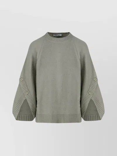 Max Mara Oversized Wool And Cashmere Sweater In Gray