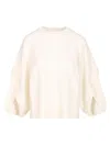 Max Mara Oversized Wool And Cashmere Sweater In Neutral